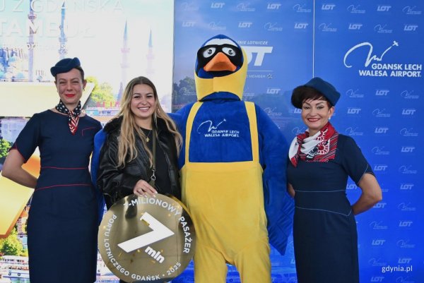 7-milionowa pasażerka wylądowała na lotnisku w Gdańsku