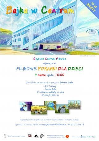 Poranek filmowy dla najmłodszych w Gdyńskie Centrum Filmowe