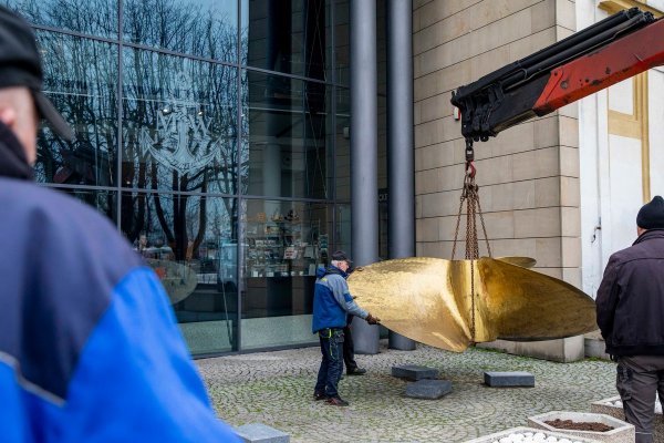 Śruby okrętowe z „Błyskawicy” przed MMW