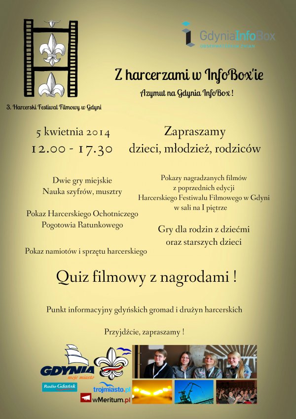 3. Harcerski Festiwal Filmowy w Gdyni, akcja w InfoBoxie