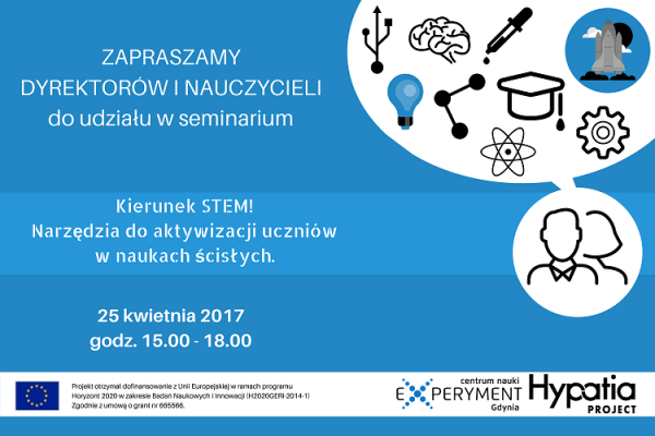 Kierunek STEM! Narzędzia do aktywizacji uczniów w naukach ścisłych - zaproszenie dla dyrektorów i nauczycieli