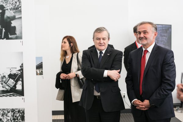 Ministrowie kultury państw Grupy Wyszehradzkiej w Gdyni