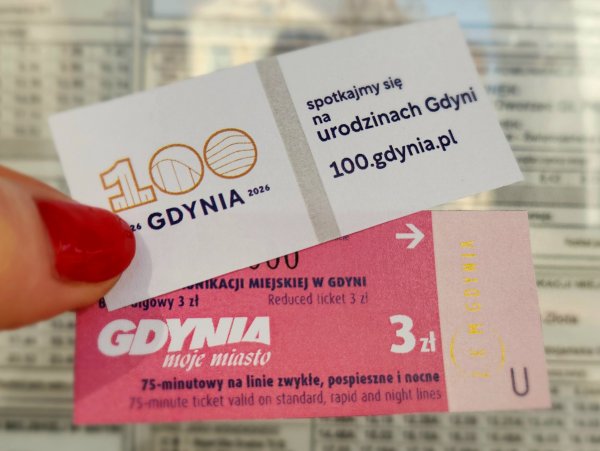 100 lat Gdyni na bilecie ZKM
