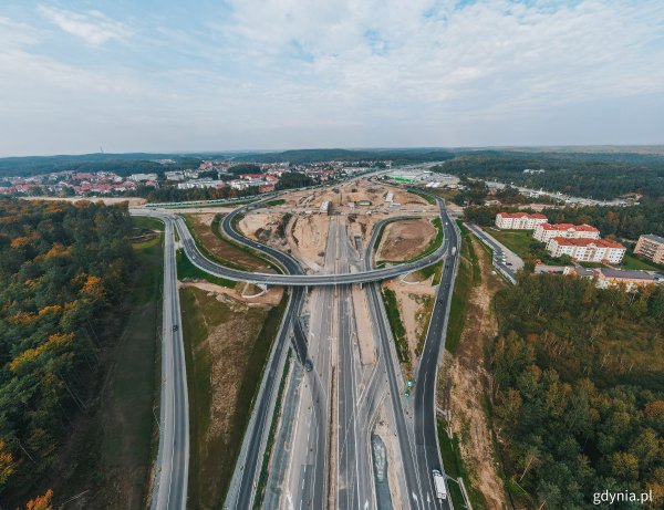 Na Trasie Kaszubskiej w Gdyni praca wre