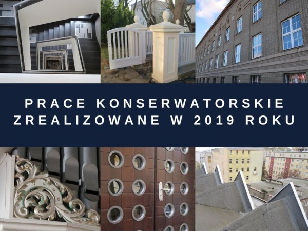 Prace konserwatorskie zrealizowane w 2019 roku