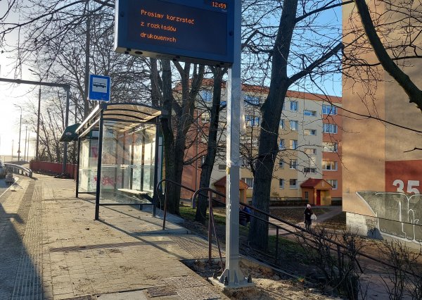 Kolejna gdyńska zatoka autobusowa zmodernizowana 