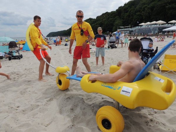 Gdyńskie plaże dla wszystkich