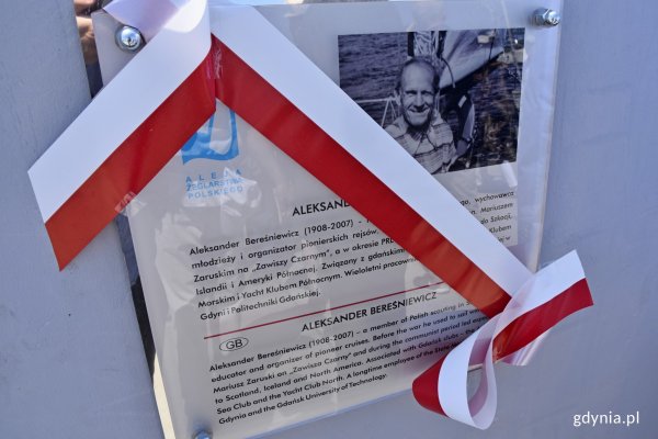 Aleksander Bereśniewicz uczczony w Alei Żeglarstwa Polskiego
