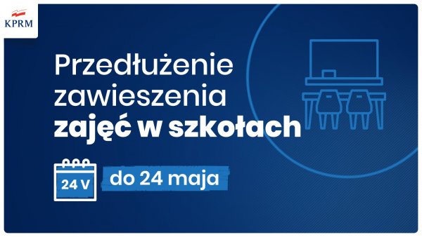 Zdalna nauka jeszcze przez miesiąc. Egzaminy w czerwcu