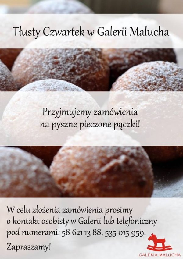 Tłusty Czwartek w Galerii Malucha!