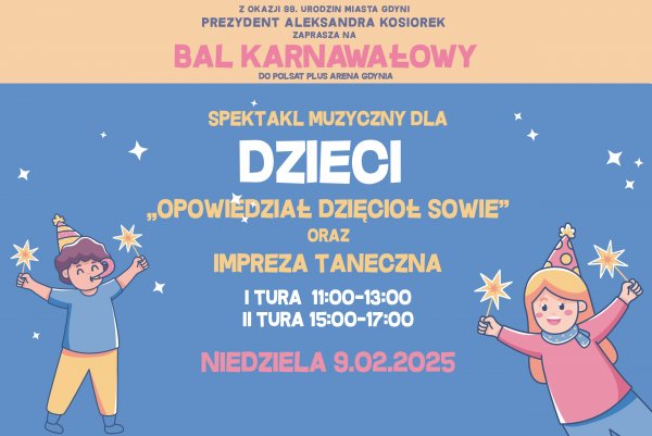 „Witajcie w gdyńskiej bajce”. Ruszyły zapisy na bal karnawałowy z okazji urodzin miasta