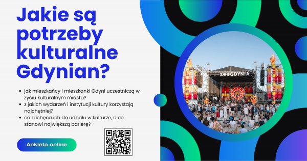 Jakie są potrzeby kulturalne Gdynianek i Gdynian? Weź udział w ankiecie