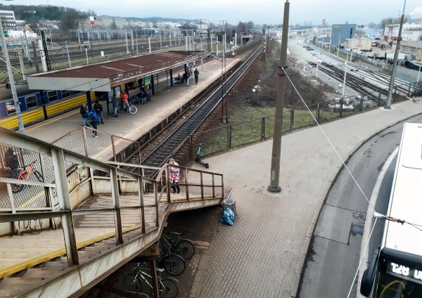 Przystanek Gdynia Stocznia do remontu