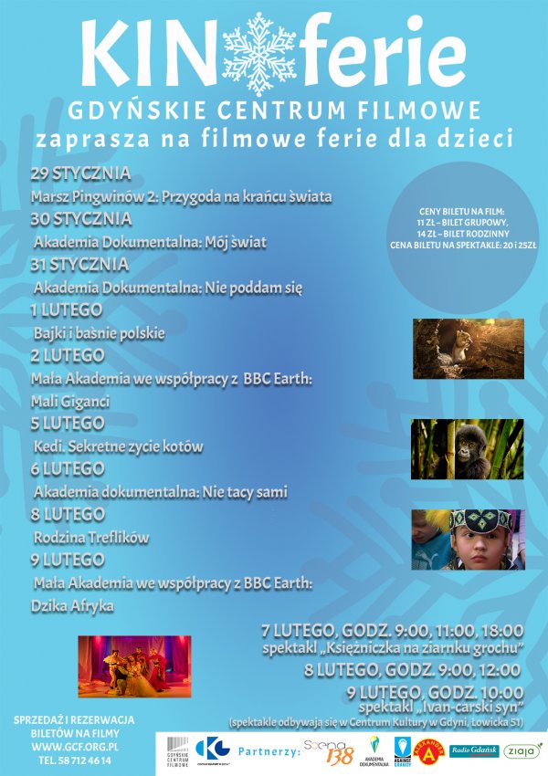 KINOferie w Gdyńskim Centrum Filmowym