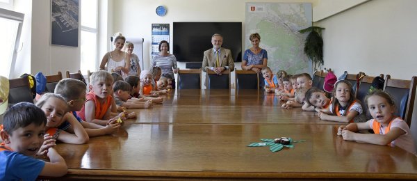 Maluchy z wizytą u prezydenta