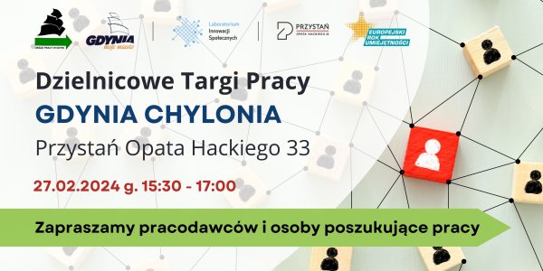 Dzielnicowe Targi Pracy w Chyloni już 27 lutego