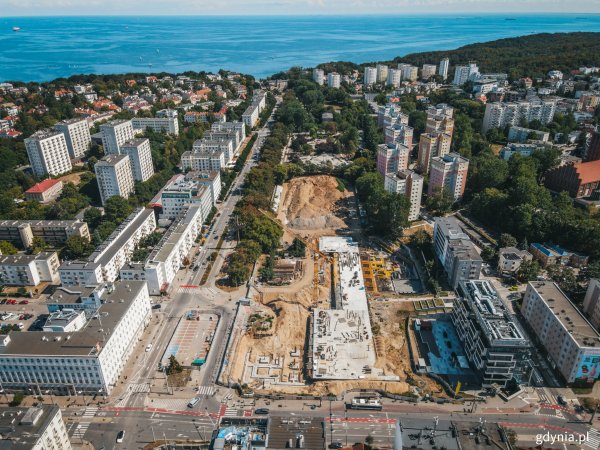 Terminowo na budowie Parku Centralnego