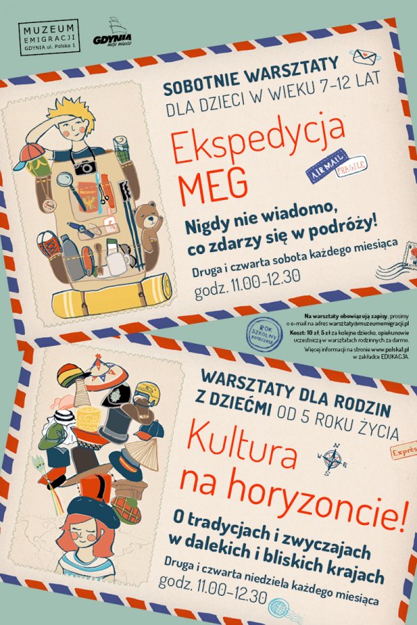 „Kultura na horyzoncie!” i „Ekspedycja MEG”. Nowe warsztaty dla dzieci i rodzin
