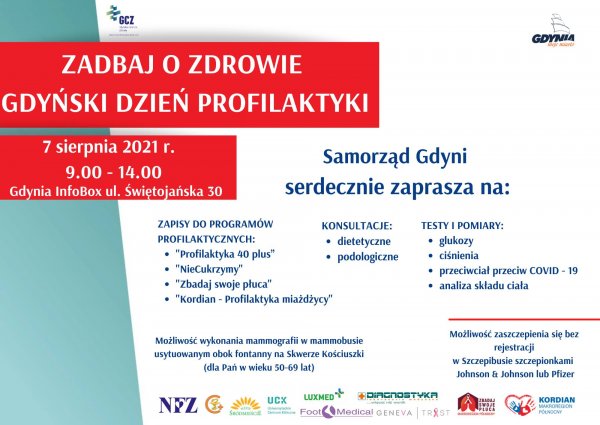Zadbaj o zdrowie - Gdyński Dzień Profilaktyki