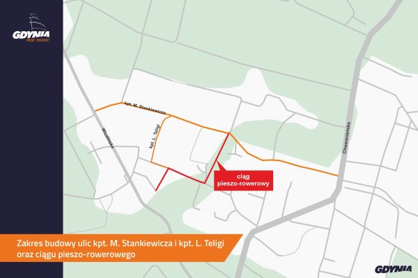 Ulica Stankiewicza i Teligi w Gdyni – szukamy projektanta