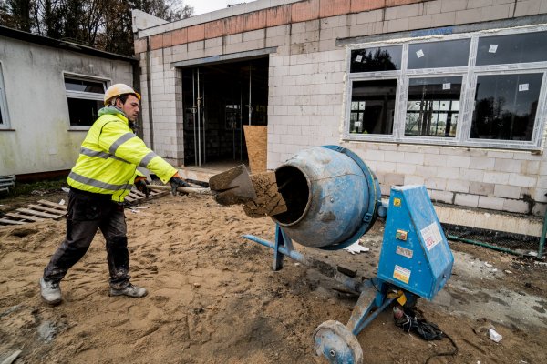 Nowy ośrodek opiekuńczy w mieście. Budynek już stoi