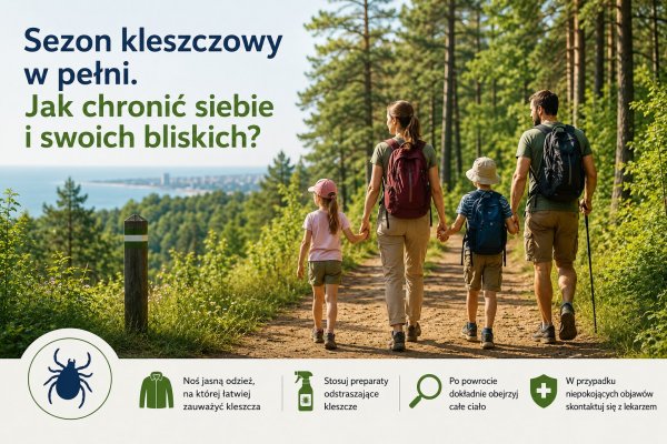 Sezon kleszczowy w pełni. Jak chronić siebie i swoich bliskich?