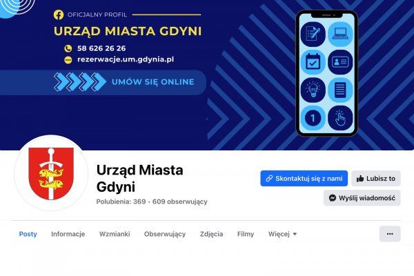 Urząd Miasta Gdyni na Facebooku