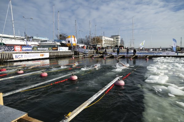 Zimowe pływanie w gdyńskiej marinie już w ten weekend