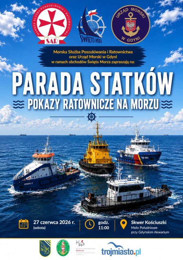 Parada Statków i Pokazy Ratownicze na Morzu