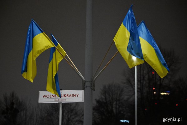Pomoc dla Kijowa i upamiętnienie 4. rocznicy wojny. Gdynia wspiera Ukrainę