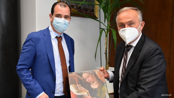 Thomas Castrel z wizytą u prezydenta Gdyni