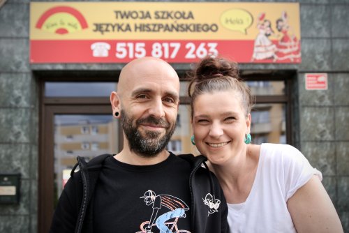 Marlena i Ivan prowadzą szkołę językową Viva la vida (fot. materiały Gdyńskiego Centrum Wspierania Przedsiębiorczości)