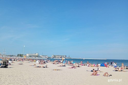 Plaża w Śródmieściu (fot. Waldemar Ulanowski)