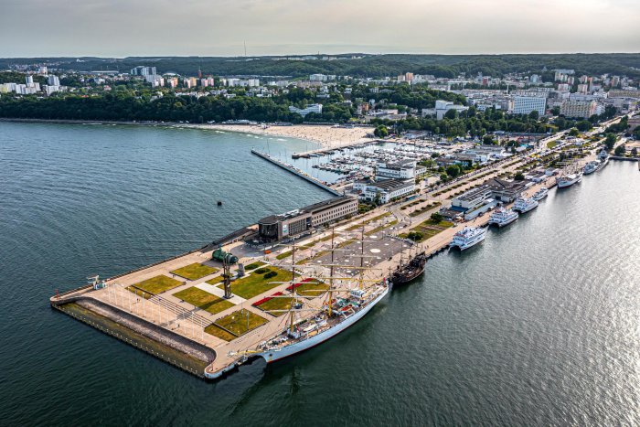 Molo Południowe, Marina Gdynia, plaża Śródmieście  (fot. UM Gdynia)