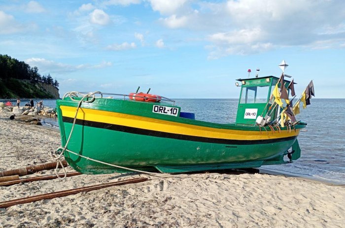 W środę 29 lipca na plaży w Orłowie panują idealne warunki do kąpieli (fot. Waldemar Ulanowski)