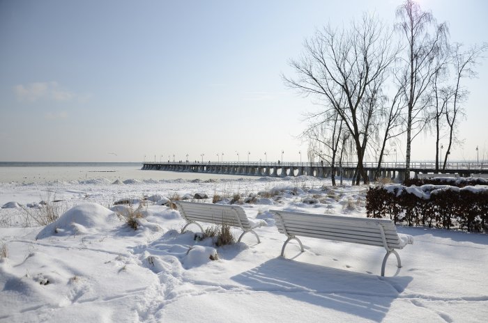 Wspomnienie zimowych dni w Orłowie. Zdjęcie z naszej grupy na FB „Gdynia w obiektywie