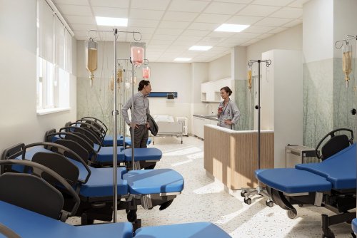 Planowany oddział dzienny, wizualizacja (mat. pras. Szpitali Pomorskich)