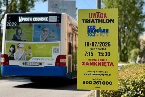 W związku z zawodami Enea IRONMAN Gdynia wprowadzone zostaną zmiany w organizacji ruchu. (fot. Adrianna Kupper/gdynia.pl)