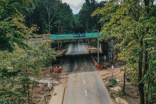 Prace na budowie Obwodnicy Witomina (fot. Marcin Mielewski, ZDIZ Gdynia)