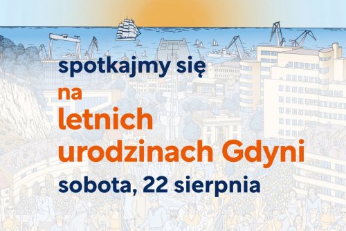 Grafika promująca Letnie Urodziny Gdyni (materiały prasowe)