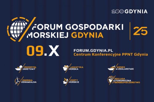 Grafika organizatora Forum Gospodarki Morskiej w Gdyni