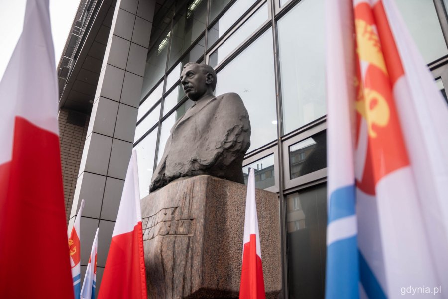 Pomnik Eugeniusza Kwiatkowskiego w Gdyni // fot. Paweł Kukla