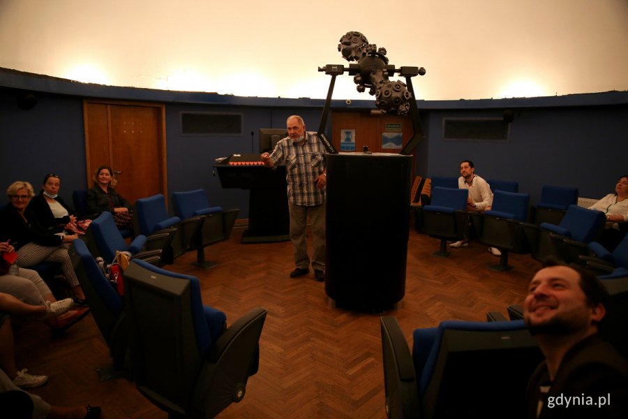 Odwiedziny w planetarium podczas inauguracji "Gdynia o 10:00". // fot. Przemysław Kozłowski