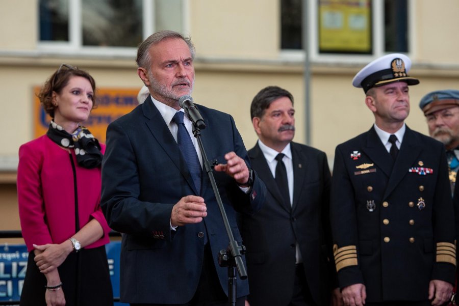 W obchodach Dnia Papieskiego uczestniczyli: prezydent Wojciech Szczurek i wiceprezydent Katarzyna Gruszecka-Spychała // fot. Dawid Linkowski