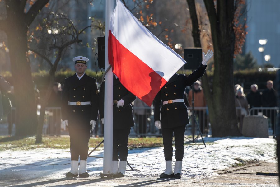 Uroczystości z okazji 100. rocznicy utworzenia Marynarki Wojennej // fot. Dawid Linkowski