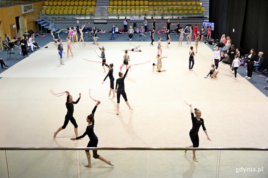 Widok z perspetywy trybun na Gdynia Rhythmic Stars // fot. Przemysław Kozłowski