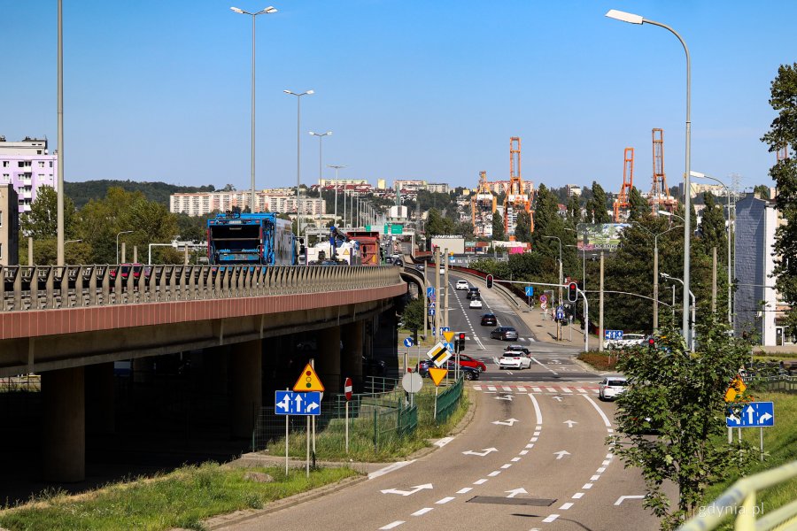 Widok na Estakadę Kwiatkowskiego (fot. Kamil Złoch)