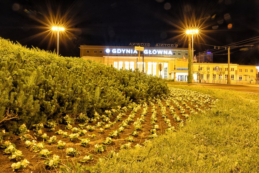 Gdynia nocą, fot. Michał Puszczewicz