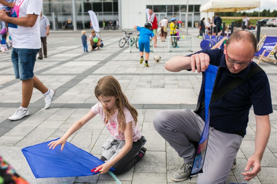 Piknik rodzinny w dzielnicy Chwarzno-Wiczlino podczas zawodów Ironman 2017 // fot. K. Stańczak