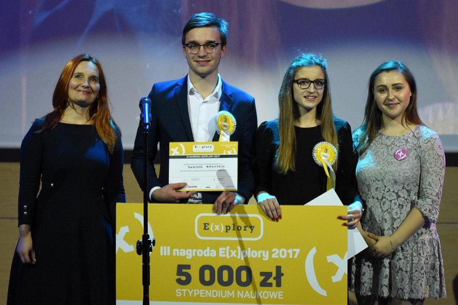 Gala Konkursu Naukowego E(x)plory 2017 // fot. K. Stańczak